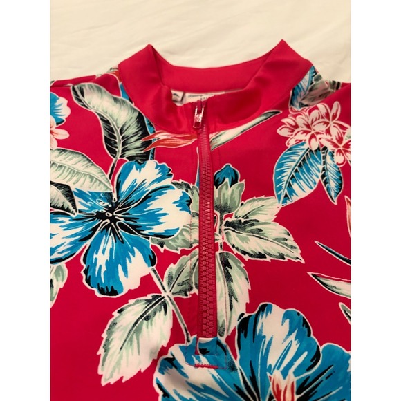 USED TOMMY BAHAMA "ISLANDZONE" GOLF DRESS - SIZE XL, PINK/RED FLORAL - Picture 3 of 7